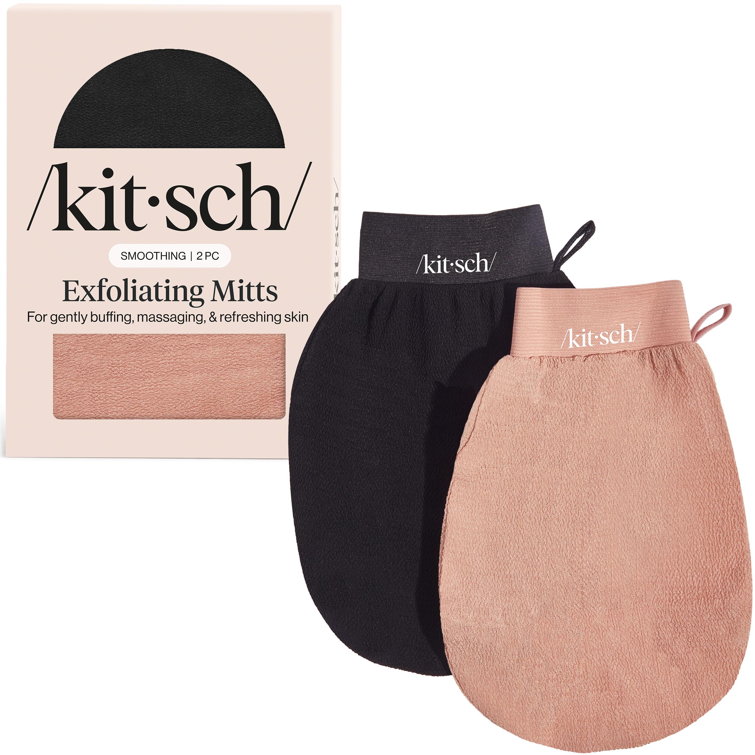 Amazon.com: Kitsch Exfoliating Glove – Exfoliating Mitt - 2pc